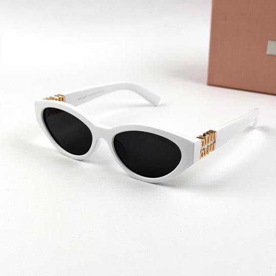 Miu Miu SMUA04 Cat Eye - White - Giiz store