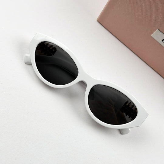 Miu Miu SMUA04 Cat Eye - White - Giiz store