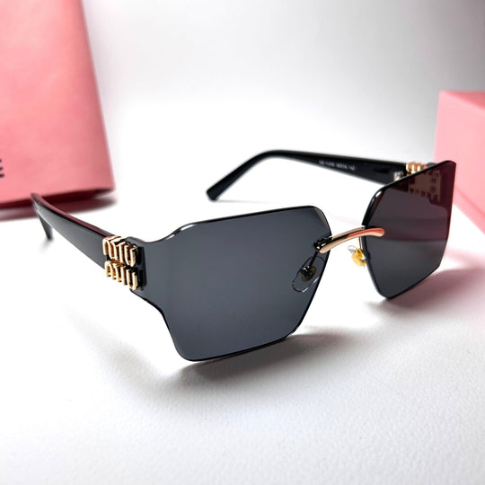 Miu Miu SMUA04 Oversized - Full Black - Giiz store