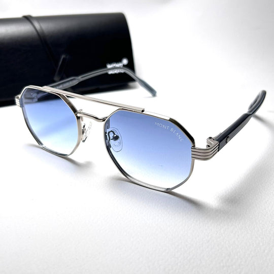 Mont Blanc Geo J53002 – Silver Blue - Giiz store