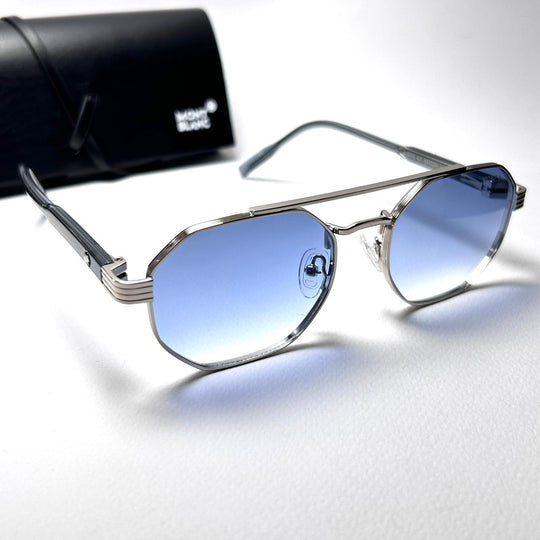 Mont Blanc Geo J53002 – Silver Blue - Giiz store