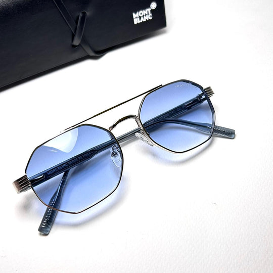 Mont Blanc Geo J53002 – Silver Blue - Giiz store