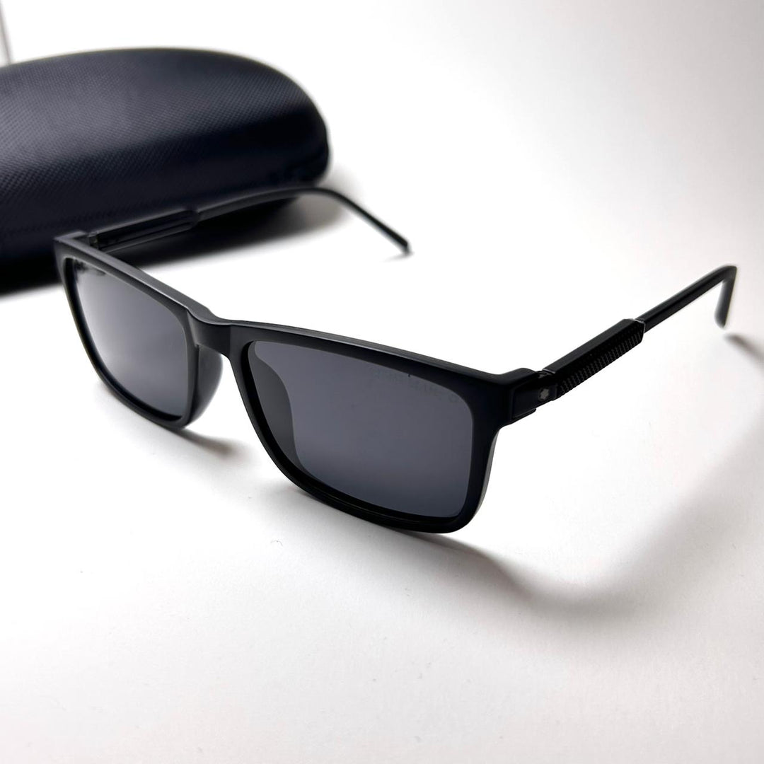 Mont Blanc Rectangular 8903 - Black - Giiz store