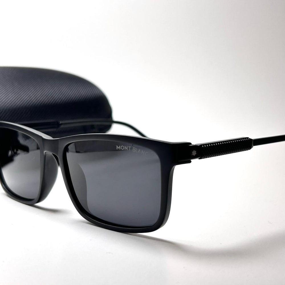 Mont Blanc Rectangular 8903 - Black - Giiz store