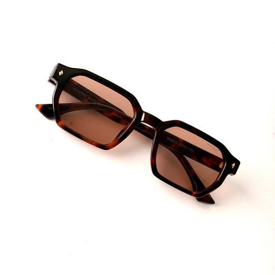 Moscot Geometric Tortoise – Brown - Giiz store