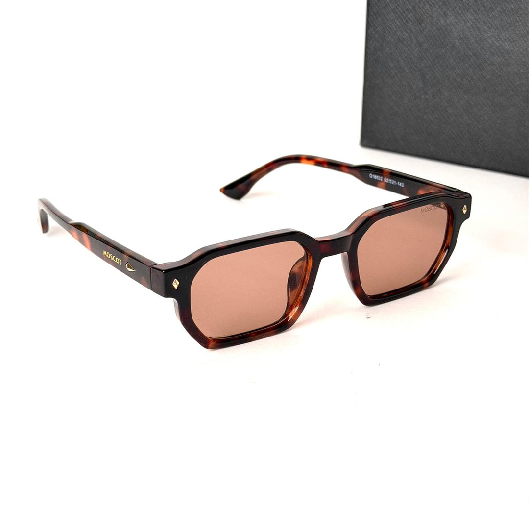 Moscot Geometric Tortoise – Brown - Giiz store