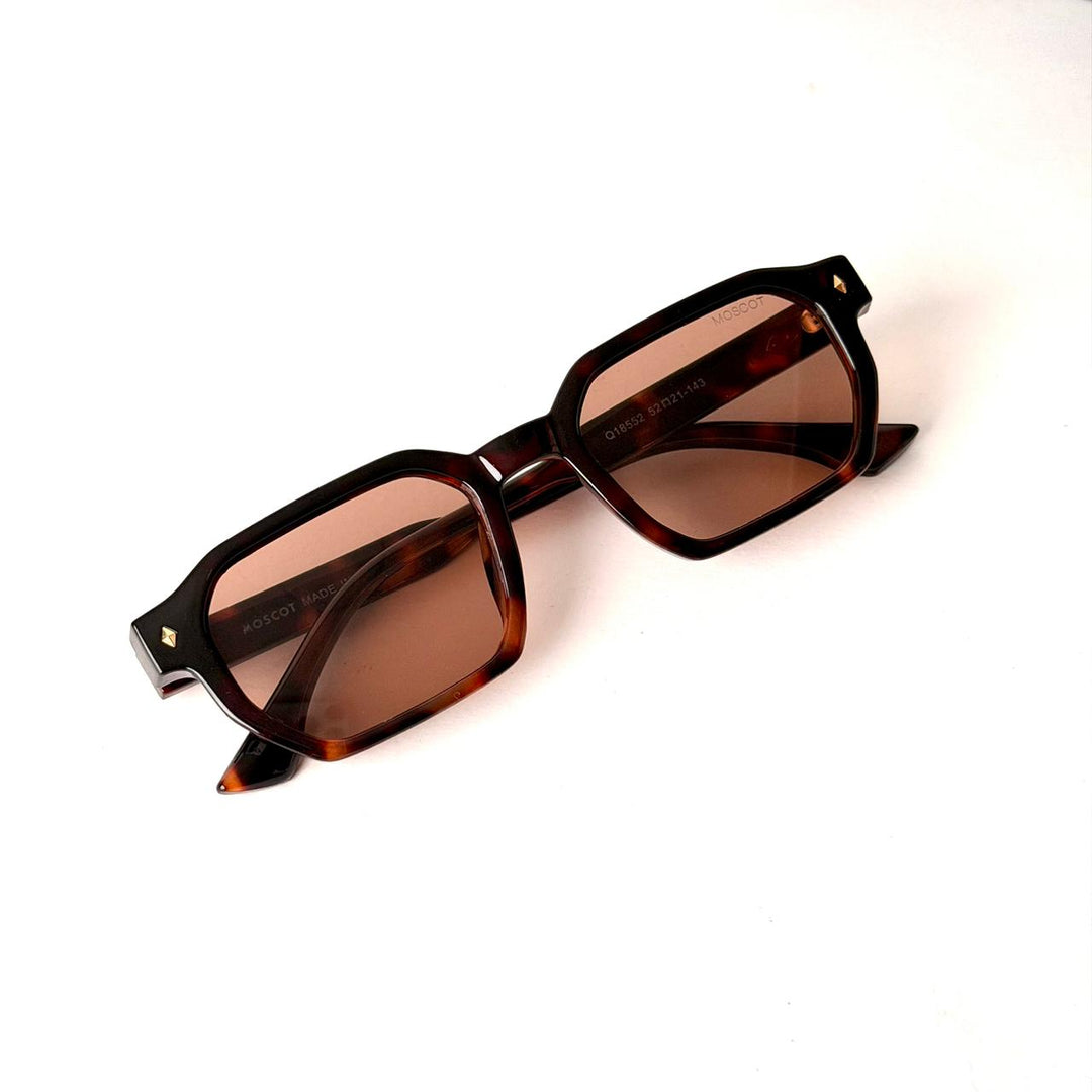 Moscot Geometric Tortoise – Brown - Giiz store