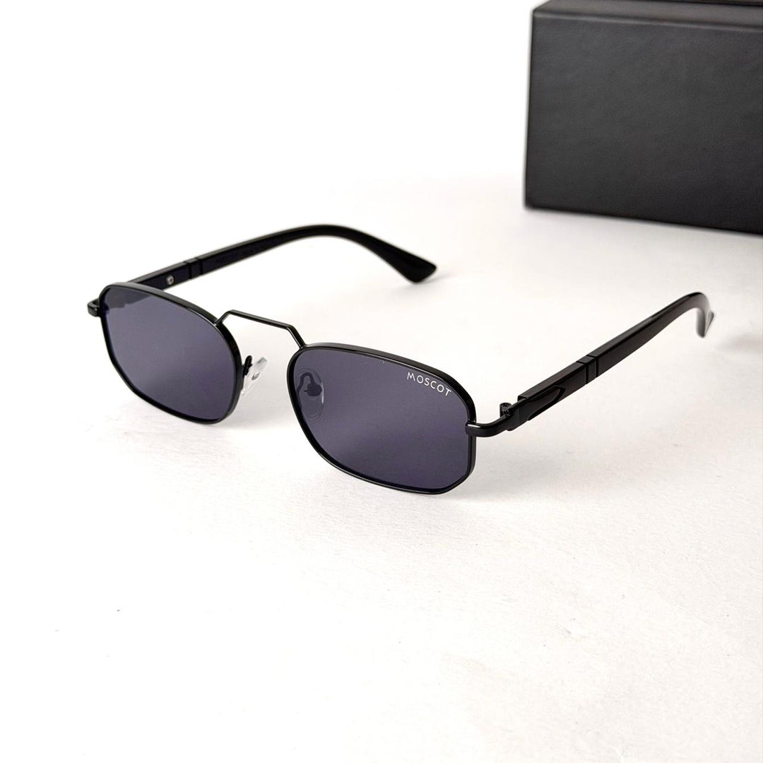 MOSCOT Hexagonal Black – Smoke Grey - Giiz store