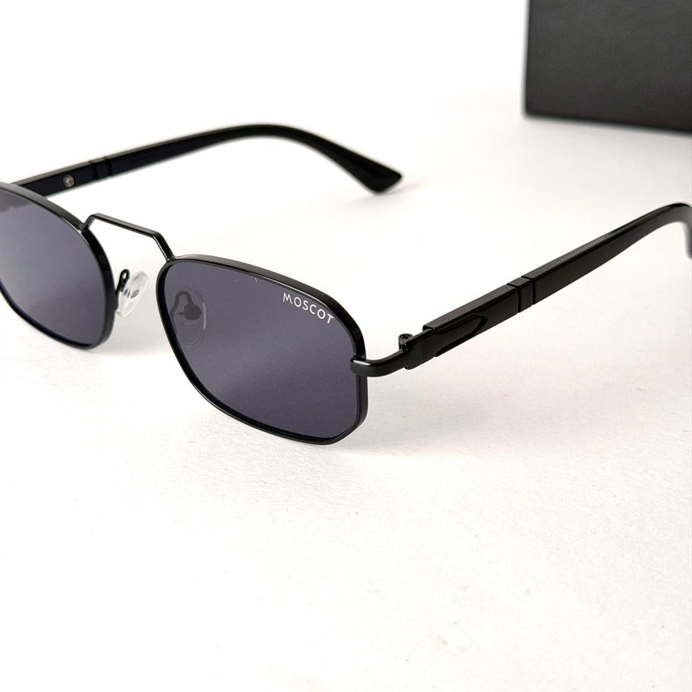 MOSCOT Hexagonal Black – Smoke Grey - Giiz store