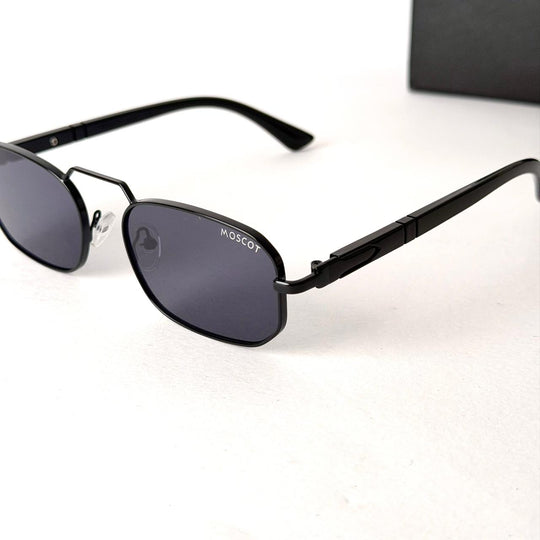 MOSCOT Hexagonal Black – Smoke Grey - Giiz store