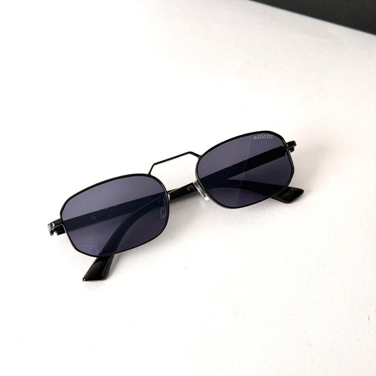 MOSCOT Hexagonal Black – Smoke Grey - Giiz store
