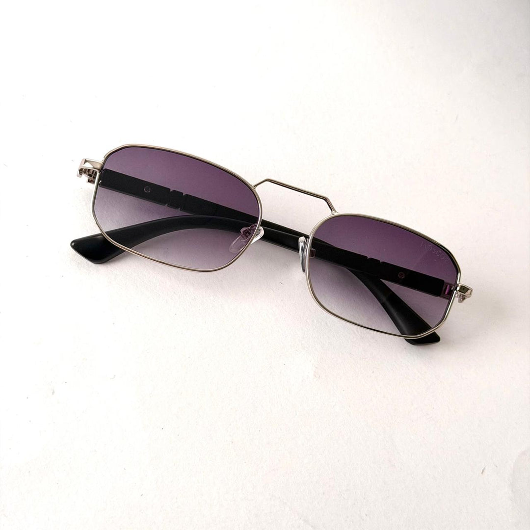 MOSCOT Hexagonal Silver – Purple Gradient - Giiz store