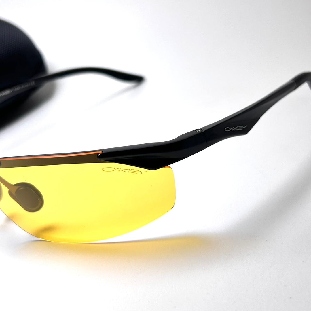 Oakley Flak Jacket Polarized 2206 - Yellow - Giiz store