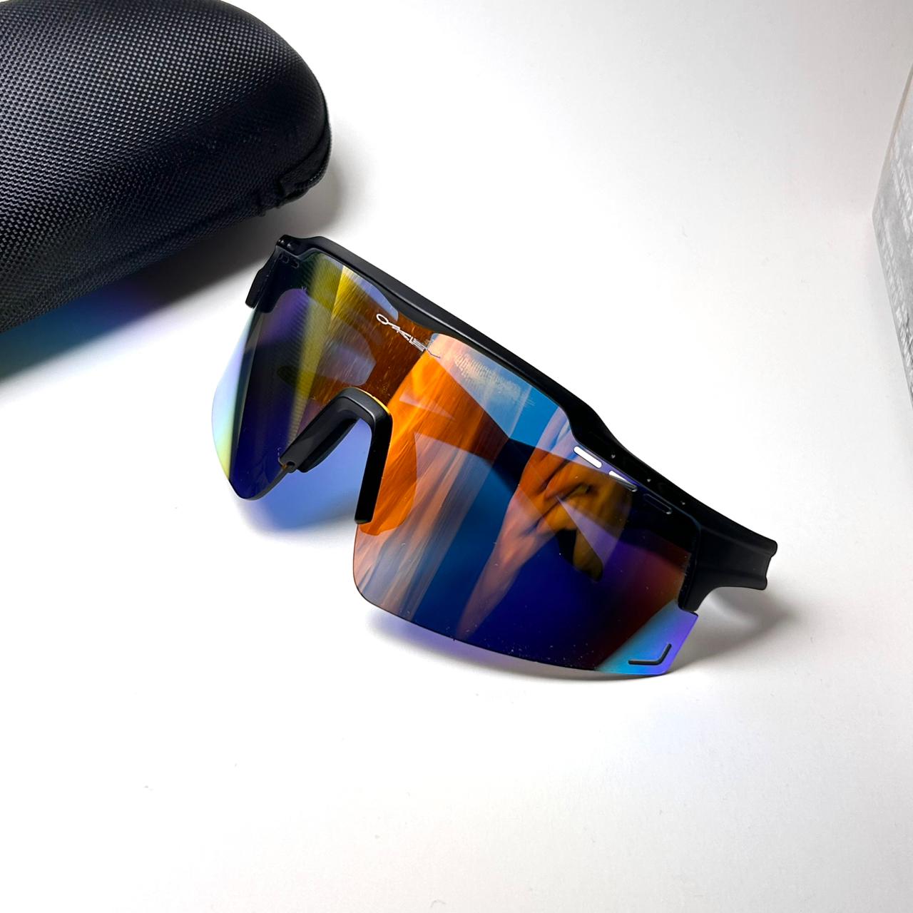 OAKLEY レーダーEV カスタム オレンジ ブルー Oakley Radar EV - Orange Rainbow - Giiz store