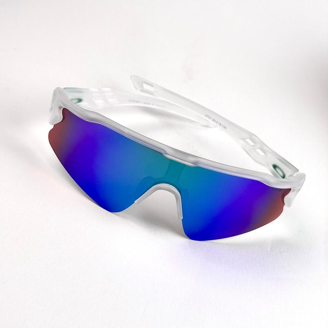 Oakley Radar EV Path – Clear White Blue Violet Mirror - Giiz store