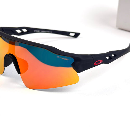 Oakley Radar Plate – Black Multicolor Mirror - Giiz store