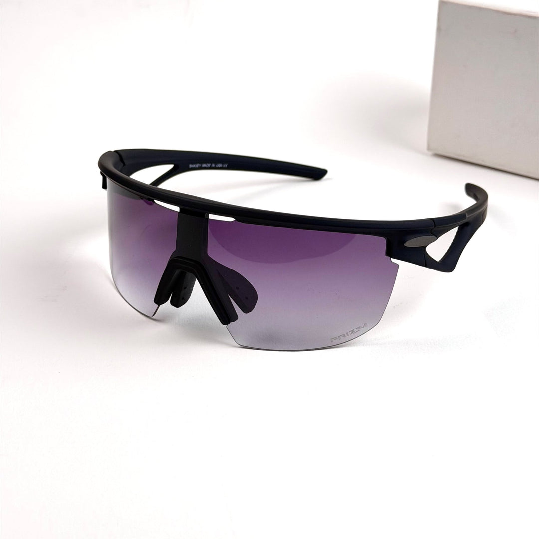 Oakley Sport Shield – Matte Black Purple Gradient - Giiz store