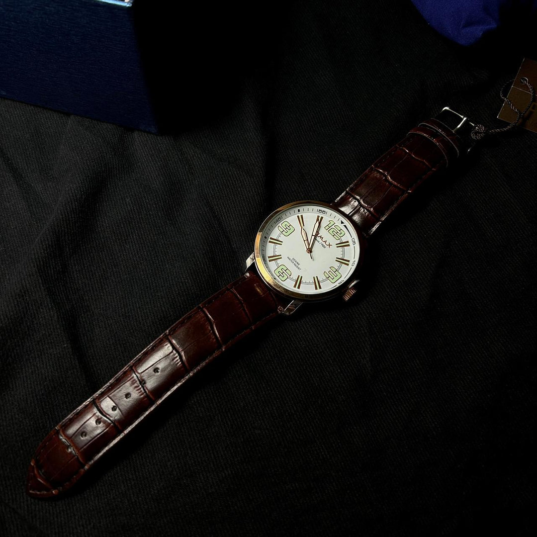 Omax DX05G35A For Him - Brown White - Giiz store