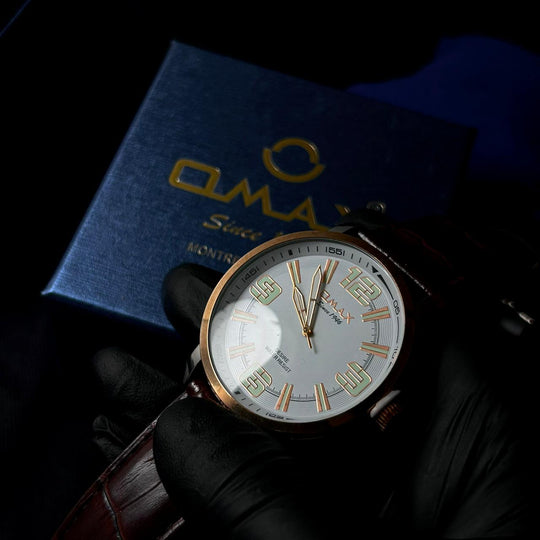 Omax DX05G35A For Him - Brown White - Giiz store