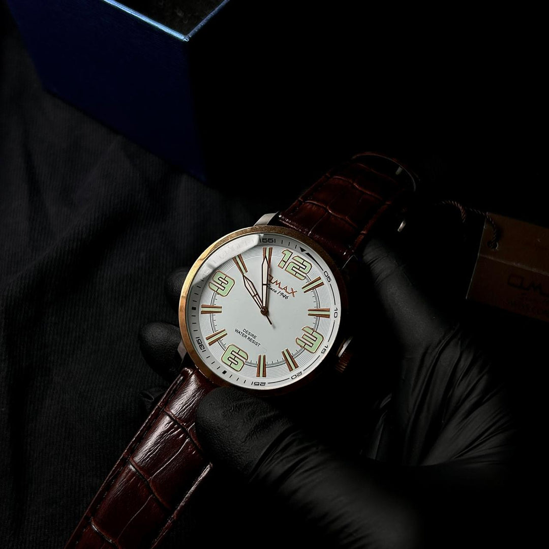 Omax DX05G35A For Him - Brown White - Giiz store