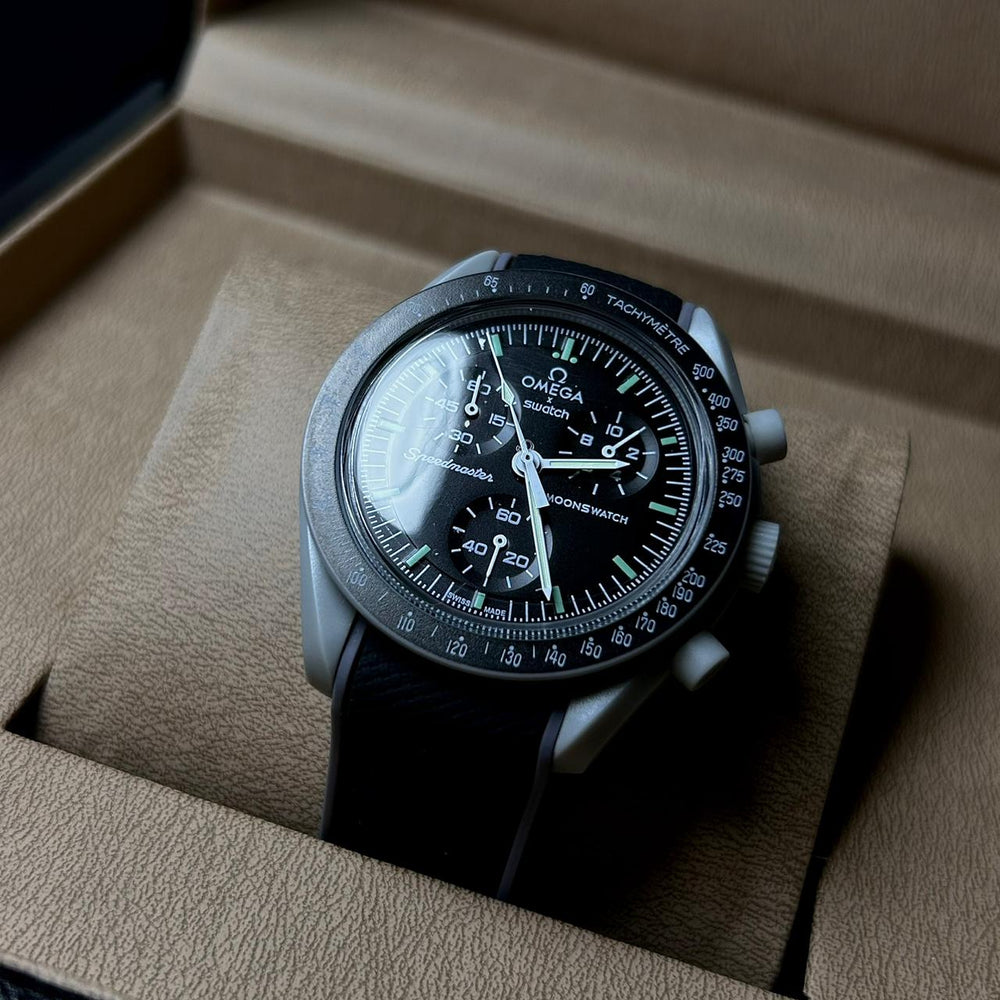 Omega MoonSwatch Mission Mercury – Black Gray - Giiz store