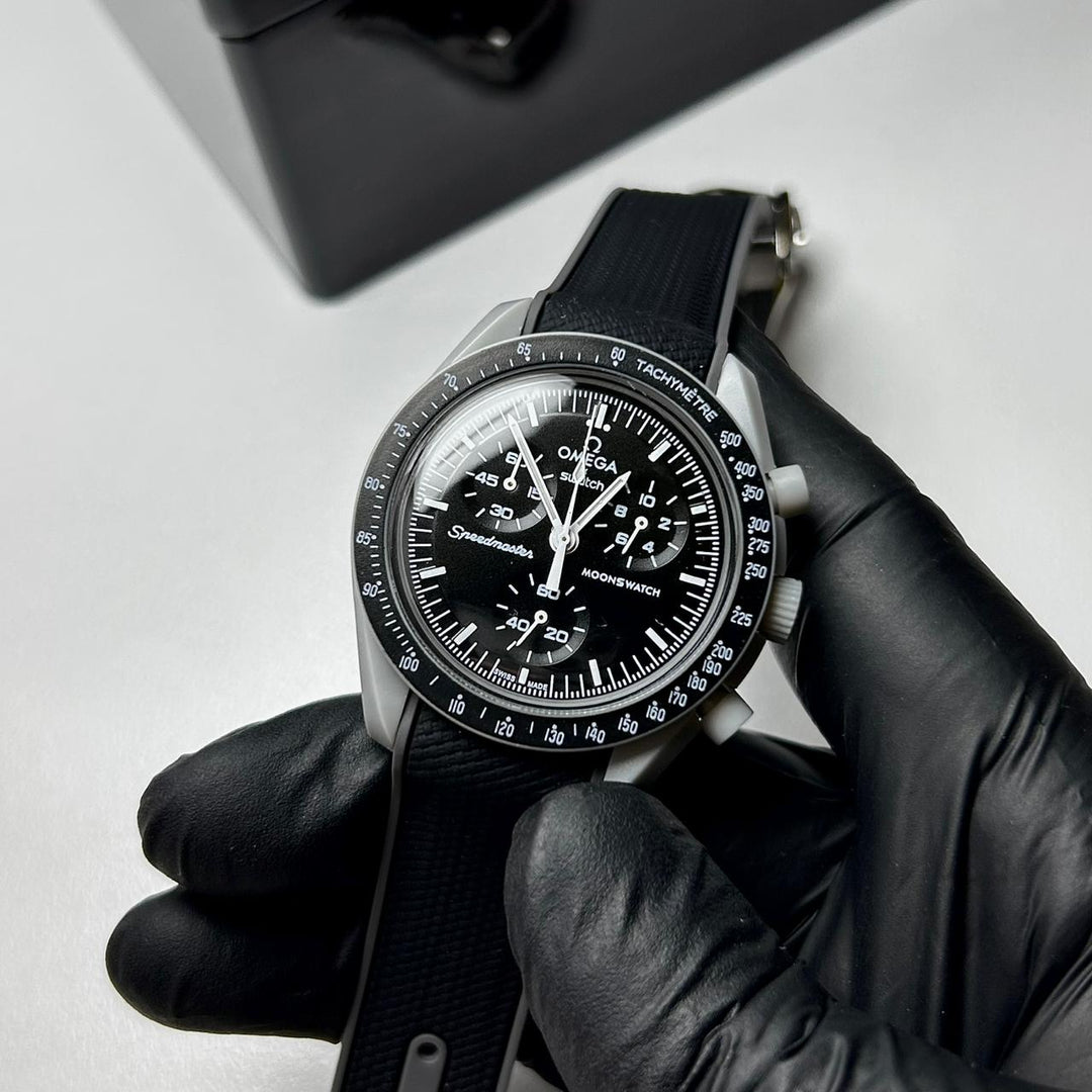 Omega MoonSwatch Mission Mercury n – Black Gray - Giiz store