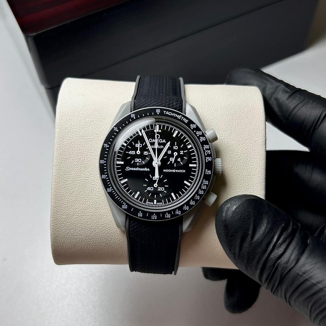 Omega MoonSwatch Mission Mercury n – Black Gray - Giiz store