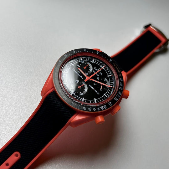 Omega MoonSwatch Mission To Mars n - Orange Black - Giiz store