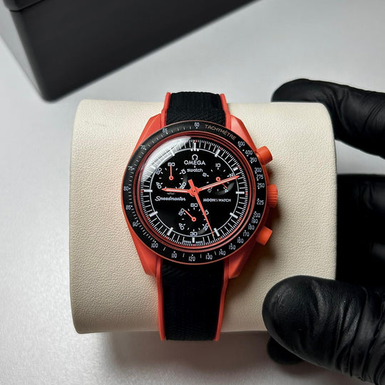 Omega MoonSwatch Mission To Mars n - Orange Black - Giiz store