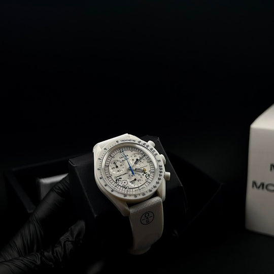 Omega MoonSwatch Mission to the Moon – White - Giiz store