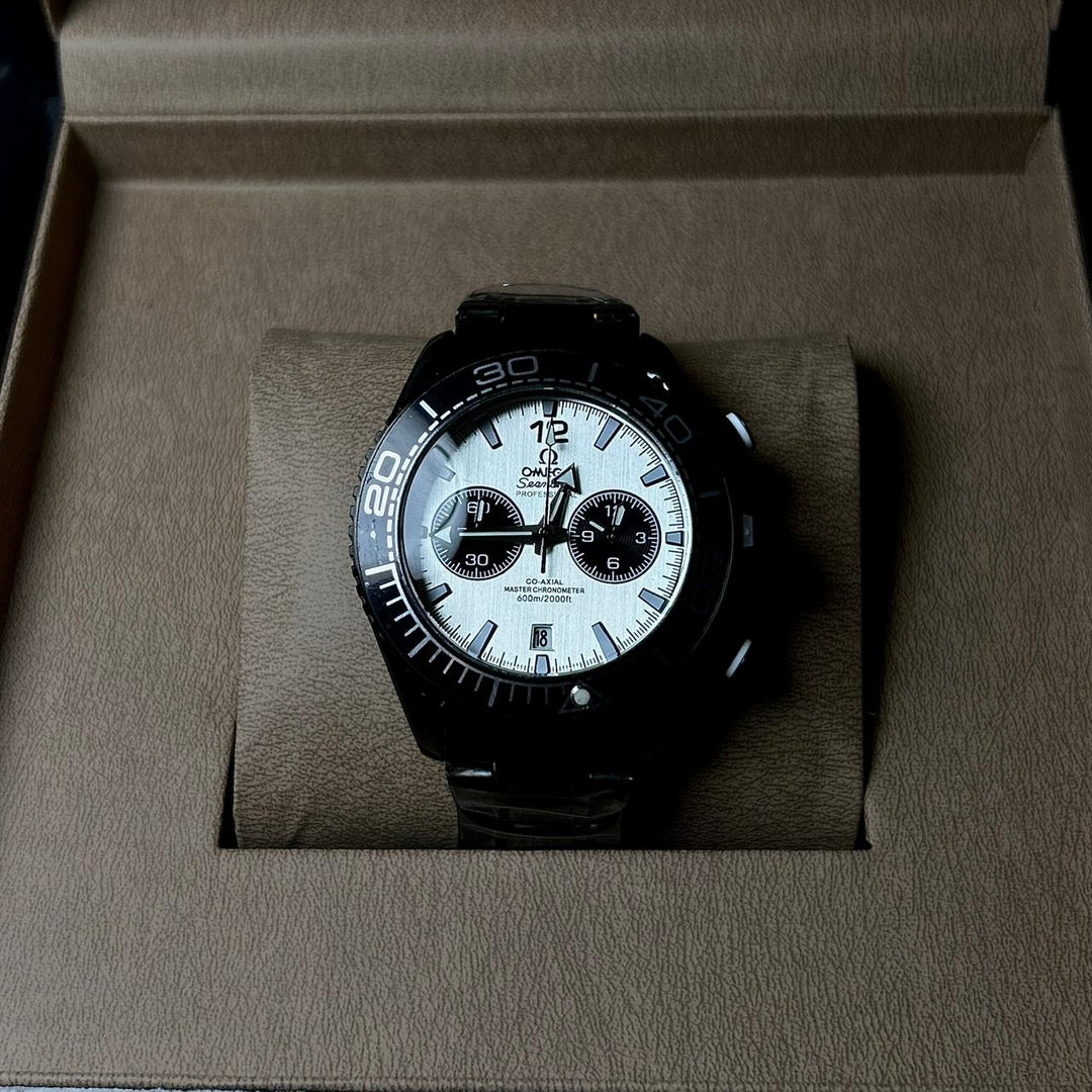Omega Seamaster Co - Axial Master Chronometer – Black White - Giiz store