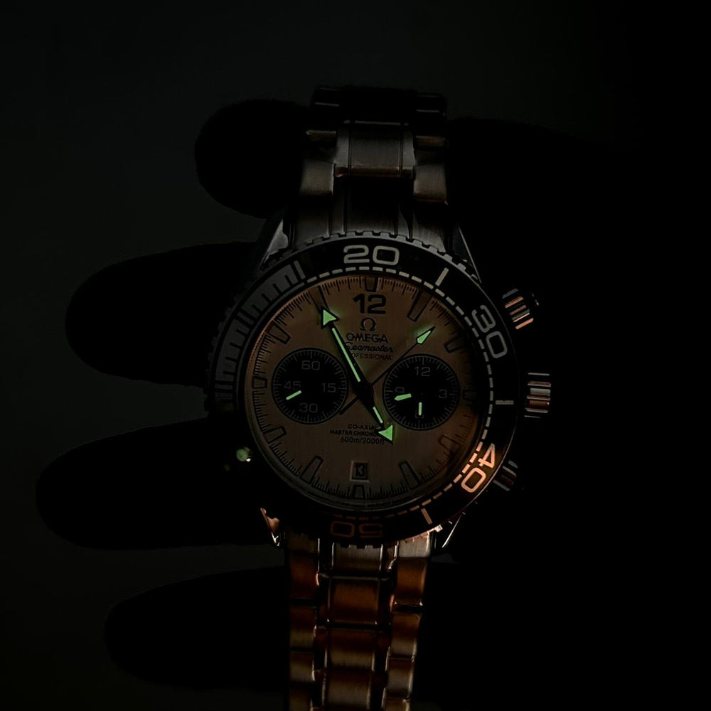 Omega Seamaster Co - Axial Master Chronometer – Silver Olive White - Giiz store