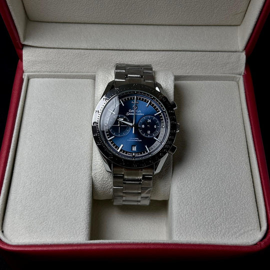 Omega Speedmaster Co - Axial Chronometer PRV Edition – Silver Blue - Giiz store