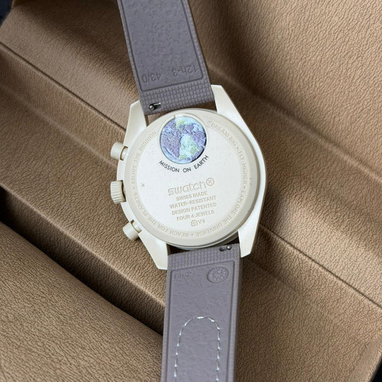 Omega × Swatch MoonSwatch – Mission on Earth Glacier Edition - Giiz store