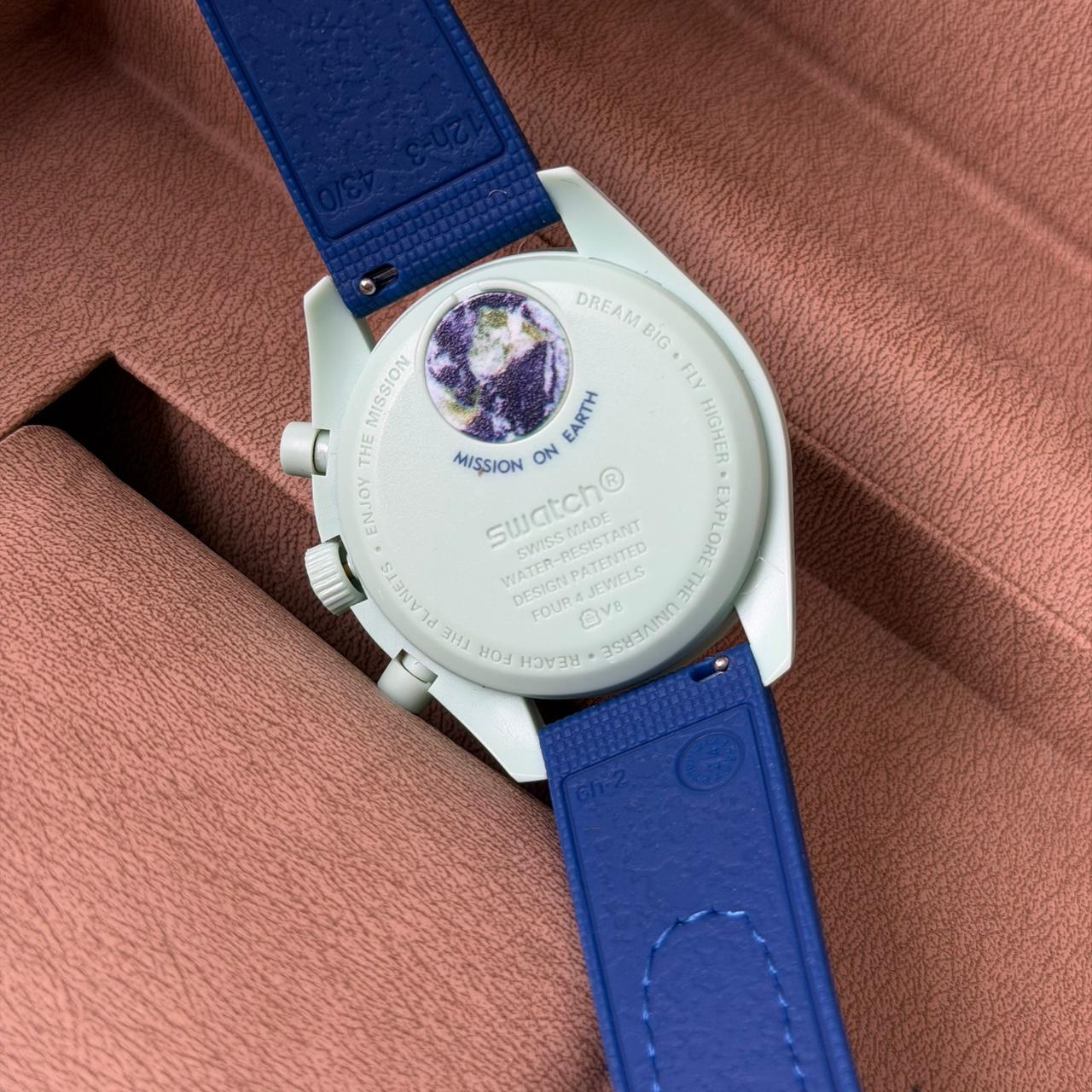 Omega × Swatch MoonSwatch – Mission on Earth Polar Blue Edition