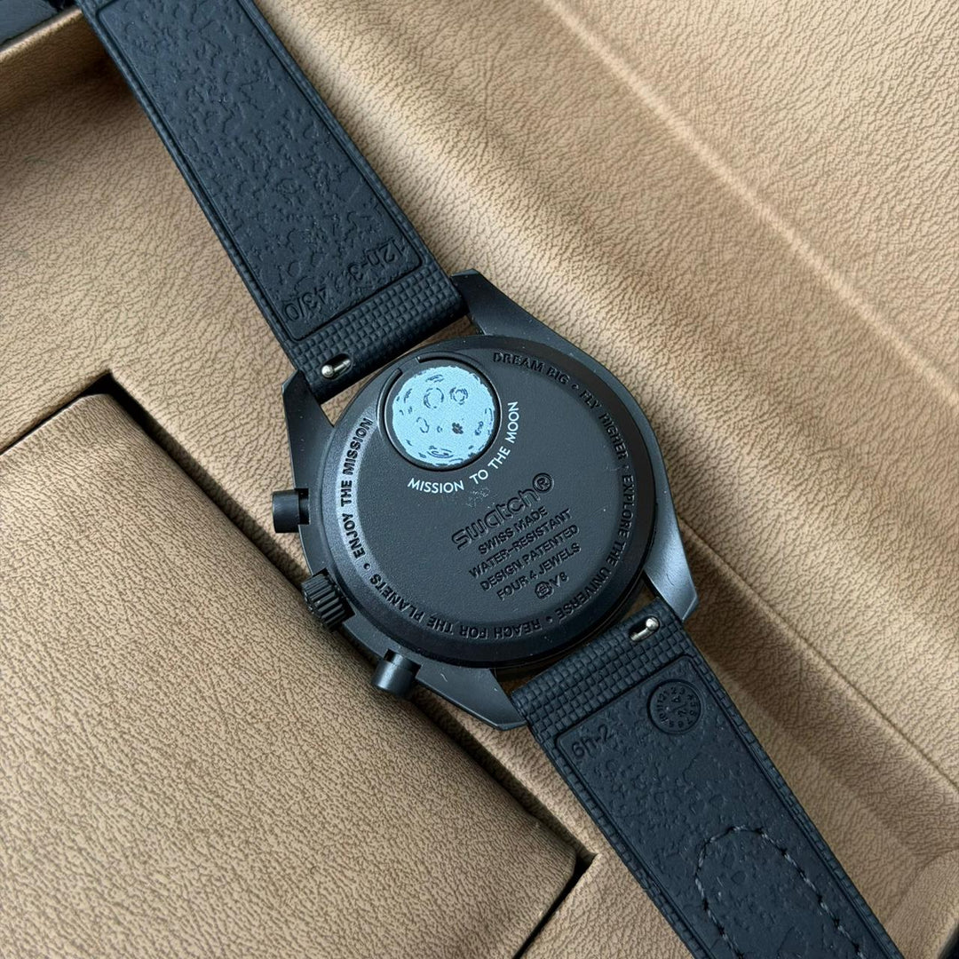 Omega × Swatch MoonSwatch – Mission to the Moon Black Edition - Giiz store