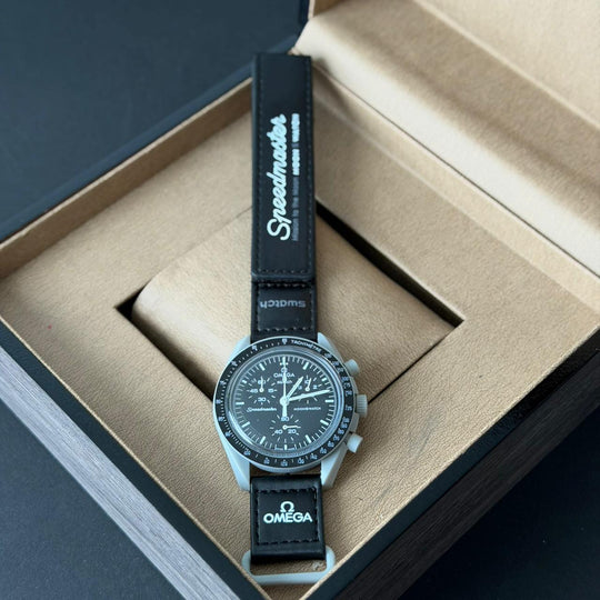 Omega × Swatch MoonSwatch – Mission to the Moon Shadow Edition - Giiz store