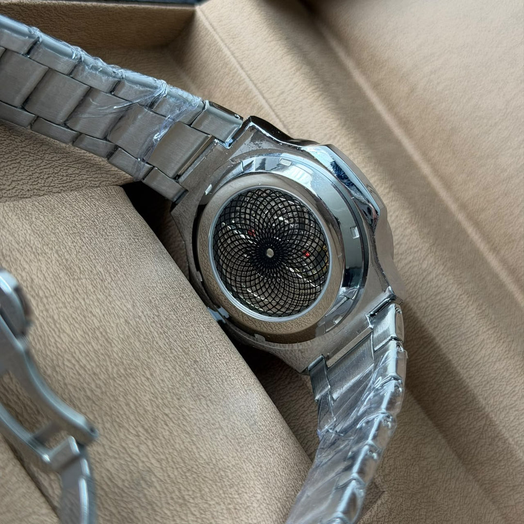 Patek Philippe Crystal Bezel Style – Silver White Dial - Giiz store