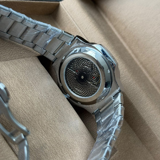 Patek Philippe Crystal Bezel Style – Silver White Dial - Giiz store