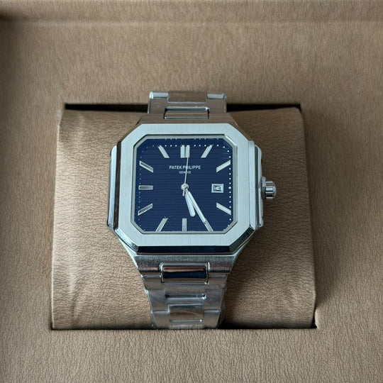 Patek Philippe Cubitus - Silver Blue Dial - Giiz store