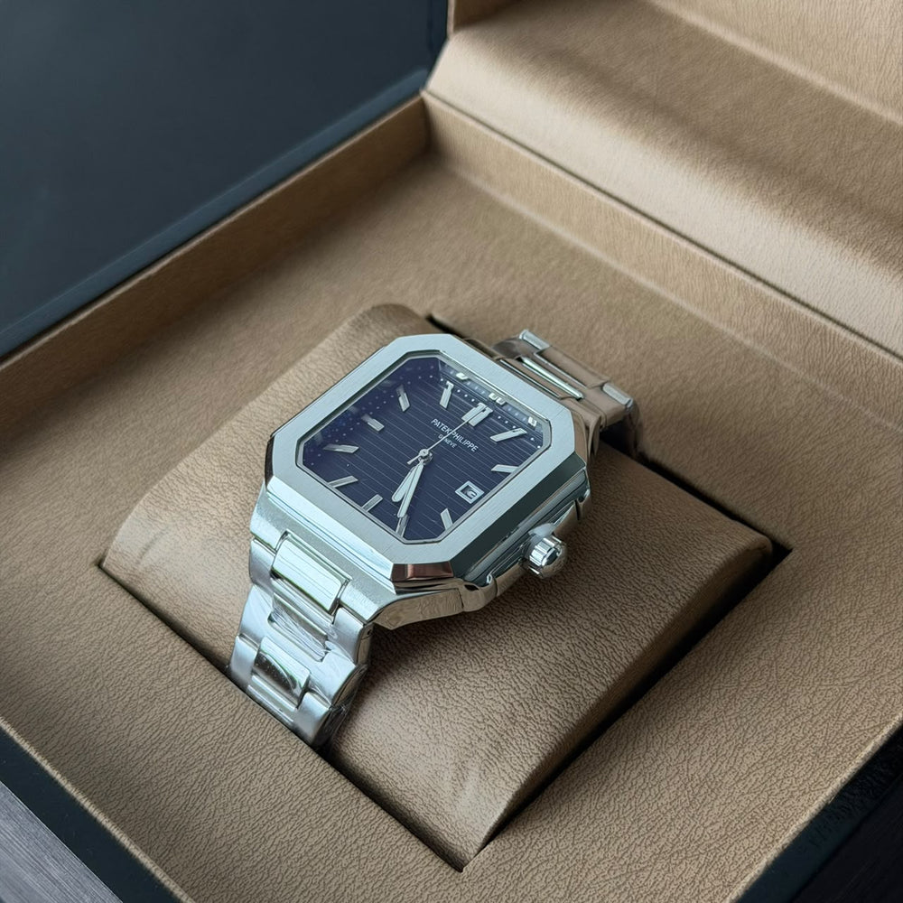 Patek Philippe Cubitus - Silver Blue Dial - Giiz store