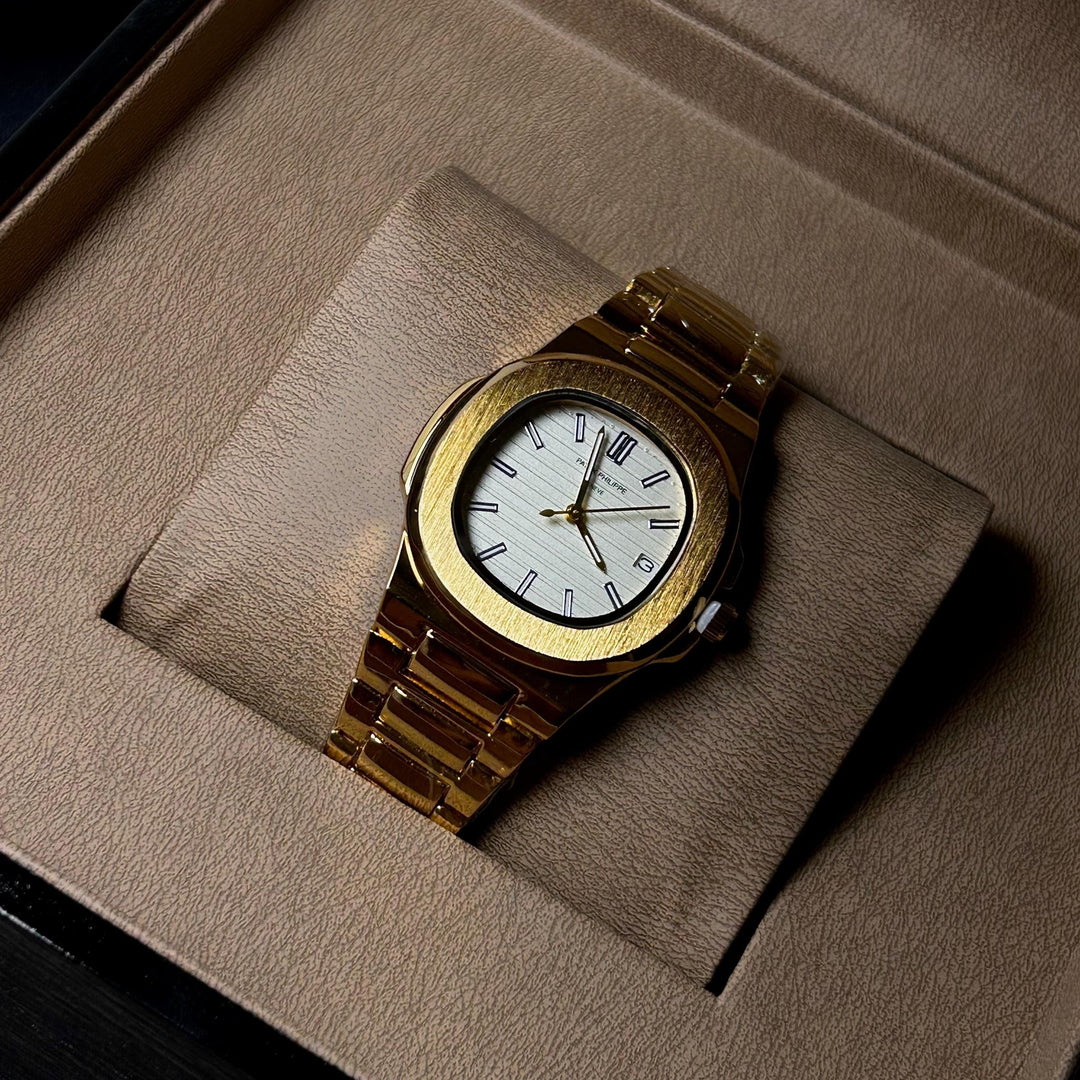 Patek Philippe Nautilus For Her - Golden White - Giiz store