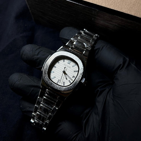 Patek Philippe Nautilus For Her - Silver White - Giiz store