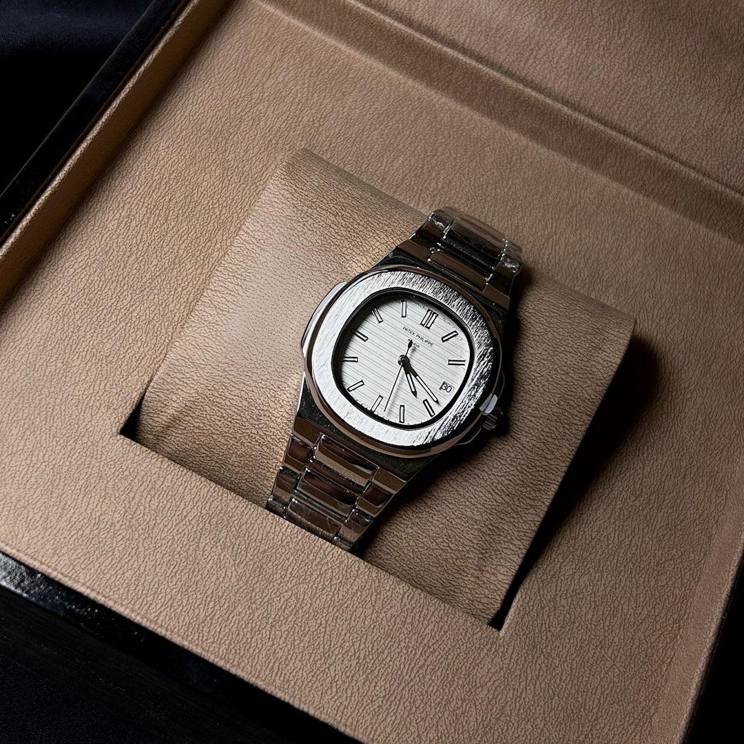 Patek Philippe Nautilus For Her - Silver White - Giiz store