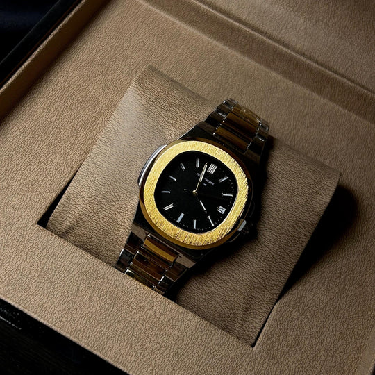 Patek Philippe Nautilus For Her – Two Tone Golden Black - Giiz store