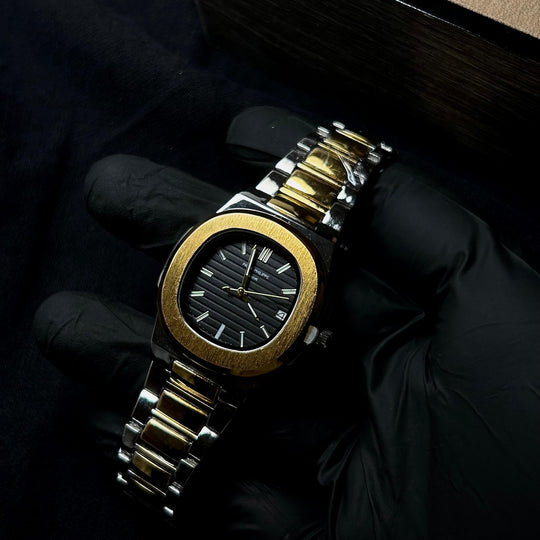 Patek Philippe Nautilus For Her – Two Tone Golden Black - Giiz store