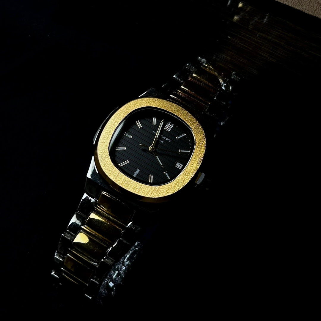 Patek Philippe Nautilus For Her – Two Tone Golden Black - Giiz store