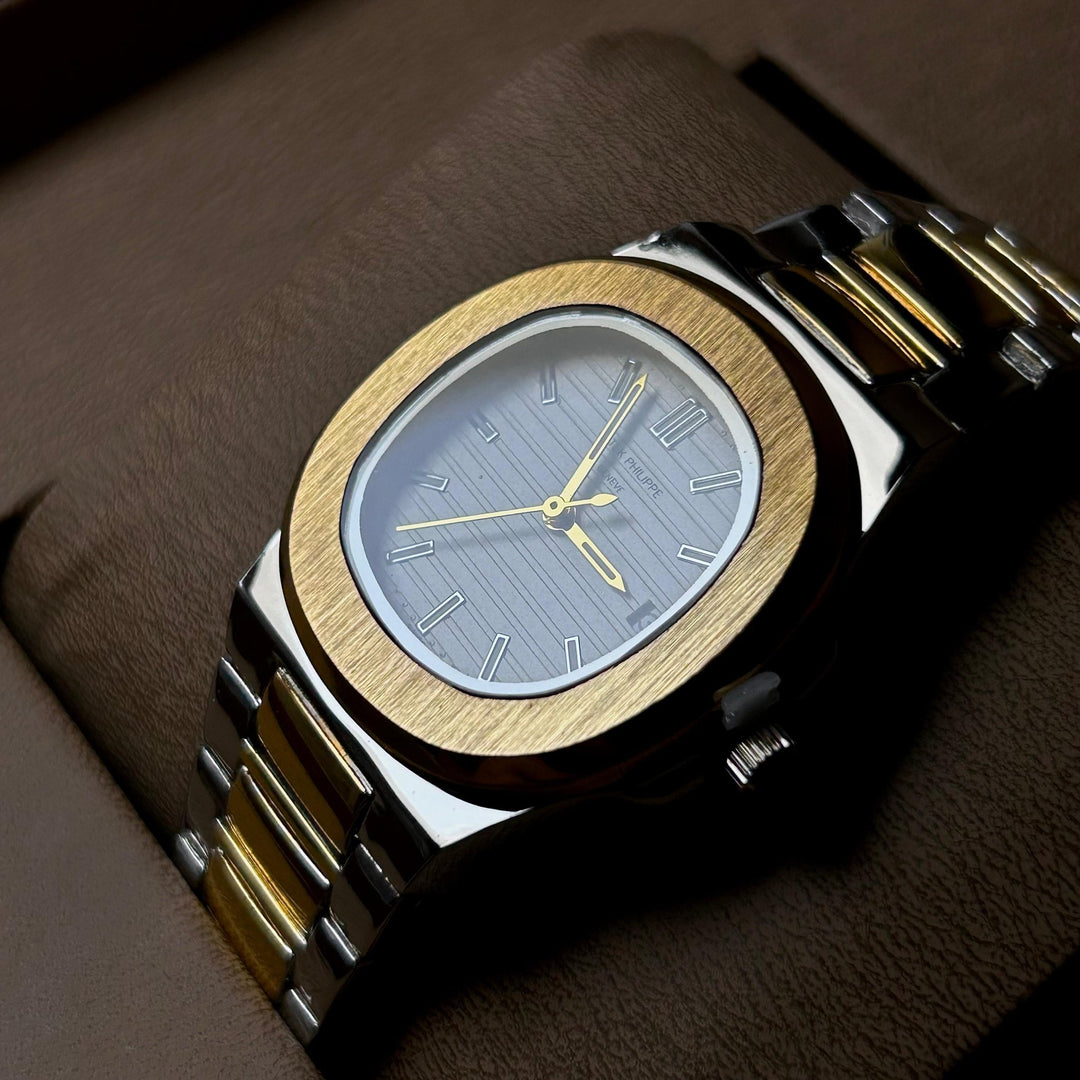 Patek Philippe Nautilus For Her - Two Tone Golden White - Giiz store