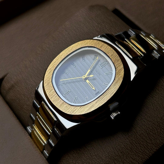 Patek Philippe Nautilus For Her - Two Tone Golden White - Giiz store