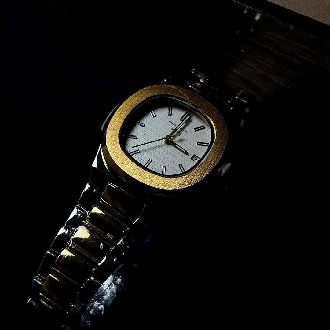 Patek Philippe Nautilus For Her - Two Tone Golden White - Giiz store